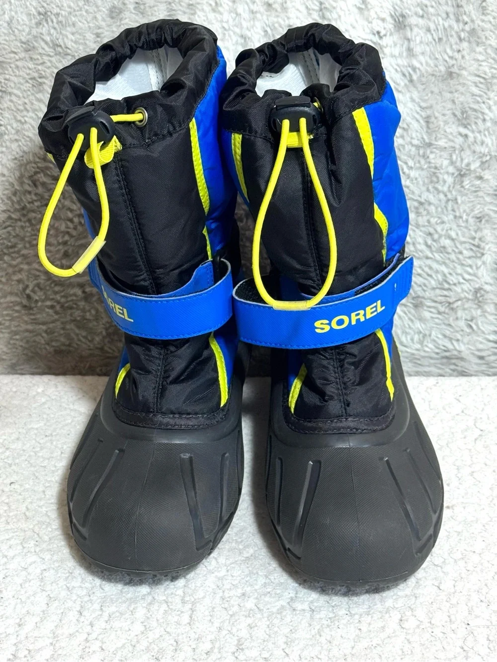 SOREL Kids Flurry Snow Boots Shells Only Black Blue Size Youth 3 (NO LINERS)